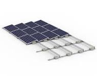 New Design Aluminum Flat Roof Ballasted Solar Mounting ...