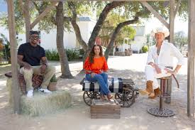 The wait is over 🔥 This season on BBQ Brawl, @bobbyflay battles against  team captains @chefbrookew and @maneetchauhan, the reigning champion.  Joining veteran judge @carsonkressley are two fresh voices —  @chefadriennecheatham and