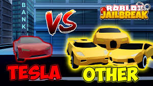 Jailbreak Tesla Roadster Vs Torpedo Bugatti Voltbike Und Mehr Roblox Youtube