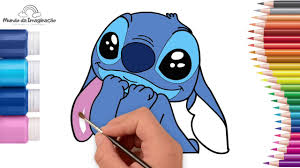 Desenho de criança brincando para colorir. Como Desenhar O Stitch Mundo Da Imaginacao Colorindo E Aprendendo Youtube