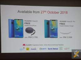 Do you have the huawei mate 20 pro in stock and is it selling at the quoted price? Huawei S Mate 20 Mate 20 Pro Will Go On Sale In Malaysia Next Weekend Soyacincau Com