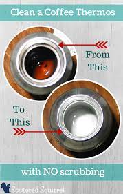 You just need one powerful ingredient to make this happen and it's likely you have it in your pantry right now. Clean A Coffee Thermos Scattered Squirrel Clean Coffee Stain Coffee Stain Removal Coffee Thermos