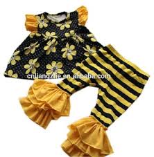 qn 246 wholesale clothing for kids 2019 ruffle girls boutique clothing baby frock designs boutique outfits buy kids cloths little girl