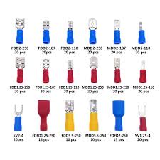 It's helpful to experiment with bending a couple of them. 330pcs Assorted Full Insulated Fork U Type Set Terminals Connectors Assortment Kit Electrical Crimp Spade Ring Hot Sale F1bd Goteborgsaventyrscenter