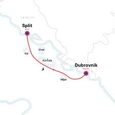 Croatia map and satellite image. Sailing Croatia Dubrovnik To Split In Croatia Europe G Adventures