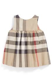 Burberry Sleeveless Check Dress Baby Girls Nordstrom Baby Girl Dresses Girl Outfits Little Girl Fashion