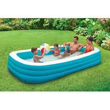 Buy intex inflatable swim center family lounge pool, 103 x 69 x 22 at walmart.com Inflatable Pool Walmart Cheap Online Shopping