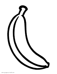 Download Printable Banana Coloring Page Plus Other Fruit Coloring Pages For Kids Fruit Coloring Pages Vegetable Coloring Pages Coloring Pages For Kids