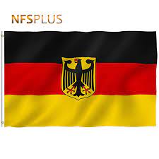 The flag was first sighted in 1848 in the german confederation; 90x150cm German Flag Germany Imperial Black Eagle Printed Polyester Hanging Flying Home Decorative National Flags And Banners Flags Banners Accessories Aliexpress