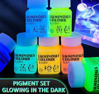 1 Bottle Fluorescent Pigment Luminous Paint Long-Lasting Art Glitter Powder  Auto Glow In Dark Acrylic Paints DIY Art Decoration - AliExpress 21