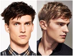 Blonde thin hair for triangle face shapes men. Best Haircuts For Men With A Triangular Face