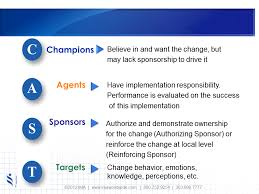 Four Roles In Implementing Organizational Changes Change Management Change Leadership Agent Of Change