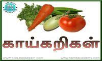 Tamil Classes For Kids Tamil Lessons Fruits Vegetables Tamil Days Months Vegetables Fruit Lesson