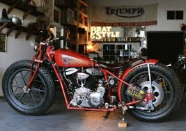 Go Takamine Brat Style Vintage Indian Motorcycles Bobber Motorcycle