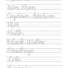 Should you wish to create a bold lined paper, just trace up the lines with a marker. 3