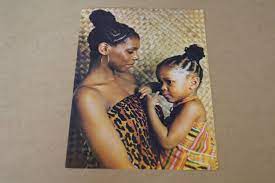 Vintage 1970 39 S Esi Sagay African Hairstyles And Braiding Postcards Lagos Nigeria 9x6 Inches African Hairstyles African Vintage
