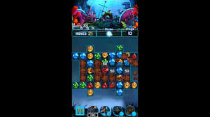 Offline Puzzle Game Match 3 500 Stages Jewel Kraken Gameplay Matching Games Puzzle Game Simple Game