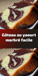 Gateau Au Yaourt Marbre Facile En 2020 Gateau Au Yaourt Marbre Recette Gateau Au Yaourt Gateau Marbre Facile