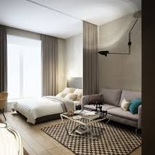 Modern Loft Studio Apartment Interior Design Ideas With Elegant Decoration For Small Modern Studio Deco Appartement Idee Deco Studio Comment Meubler Un Studio