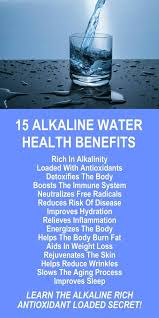 A health benefit of drinking alkaline water can be a source of minerals calcium, magnesium and potassium. Pin On Naturopathy