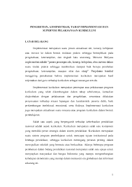 Doc Pengertian Administrasi Tahap Implementasi Dan Supervisi Pelaksanaan Kurikulum Ja Far Shodiq Academia Edu