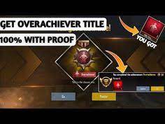 How To Get Overachiever Title In 2 Minute Pubg Mobile Pubg Mobile Me In Hindi Overachiever Pubg Youtube Mobile Tricks Mobile Info Mobile Skin