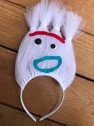 Forky Inspired Headband Forky Hair Toy Story Forky Costume Etsy In 2021 Toy Story Costumes Forky Costume Disney Costumes Diy