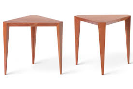 This end table leaves plenty of room for display. Origami End Table Angela Adams Handcrafted Modern Furniture