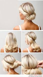 10 easy ways to dress up short hair. How To Make A Beautiful Hairstyle On Medium Hair By Yourself Instructions And Photos
