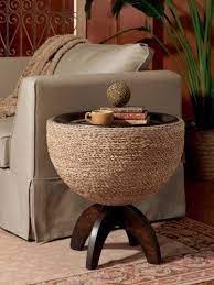 Carmel Round Drum End Table By Athomemart Http Www Amazon Com Dp B00171swvk Ref Cm Sw R Pi Dp Sv African Home Decor African Furniture African Inspired Decor
