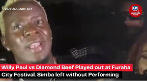 How Diamond Platnumz Vs. Willy Paul Beef Played Out At Furaha City  Festival, Nairobi