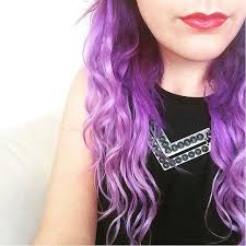 Estrella Sevilla Wears Faded Vibrant Purple Because Overtone Is Semi Permanent It Will Begin To Fade If You Stop Using Dyed Hair Hair Color Hair Inspiration