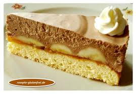 Bananen Schokosahne Torte Tanja S Glutenfreies Kochbuch Schokosahne Kuchen Und Torten Glutenfreie Torten