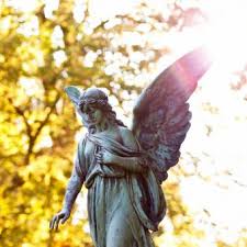 This bronze angel statue was designed to be the focal point of an elaborate memorial fountain. 13 Pictures Of Angel Statues At Cemeteries Lovetoknow