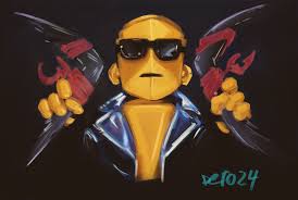 Hello friend? — Wow, me? Drawing something? In this day and age?...