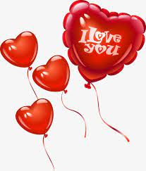 Creative Heart Shaped Balloon Material Love Balloons Heart Shaped Balloons Vector Material Free Download Valentine S Day Hear Love Balloon Balloons Creative