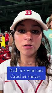 Anna Gailbreath Crochet Red Sox Game