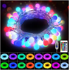 Led lights and incandescent cannot be used on the same run, so make sure not to get them mixed up. Amazon Com Knonew 16 Colors Globe String Lights 100 Led 33ft With Remote Usb Powered Multicolor Changing Twinkle Fairy Ball Light For Christmas Wedding Party Girls Bedroom Indoor Outdoor Waterproof Decorations Home
