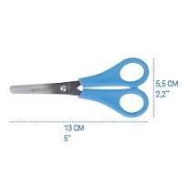 Children's Scissor 5cm scale BLUE