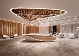 Preciosa Lighting Brought Magic To Salone Del Mobile 2019 Trendbook Trend Forecasting Lobby Interior Design Lobby Design Ceiling Light Design
