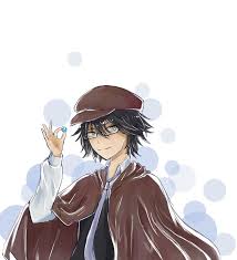 Ranpo Edogawa From The Anime Bungou Stray Dogs He Amp Nbsp Is Supposed To Be Holding A Ramune Marble Amp Nbsp Bongou Stray Dogs Bungo Stray Dogs Anime