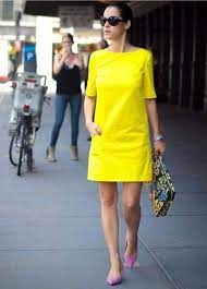 Yellow Dress Yellow Dress Casual Neon Yellow Dresses Casual Dresses