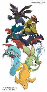 Dragon Types Hydreigon Haxorus Druddigon Garchomp