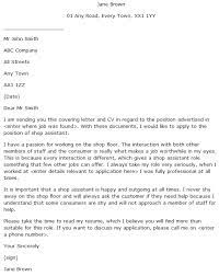 The blog wise man say has a. Cover Letter For Shop Assistant Learnist Org