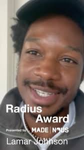 Congratulations to Lamar Johnson, the recipient of the Radius Award,  presented by MADE