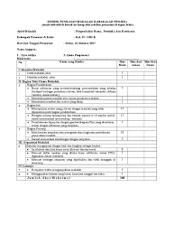 Rubrik beban kerja dosen (bkd) tim beban kerja dosen. Rubrik Penilaian Makalah Ii