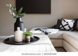 Black Accent Decor In A Luxury Family Living Room Living Room Interior Royalty Free Stock Images Stock Photo Family Living Rooms Family Living Accent Decor