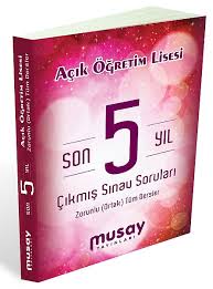 Açık öğretim lisesi ve mesleki açık öğretim lisesi hakkında duyuruları bu forum üzerinden öğrenebilirsiniz. Musay Yayinlari Acik Ogretim Lisesi Son 5 Yil Cikmis Sinav Sorulari Or