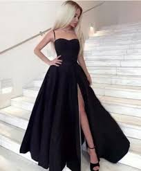 Spaghetti Straps Black Long Prom Dresses For Women Under 100 In 2020 Prom Dresses Yellow Prom Dresses Long Yellow Prom Dress Long