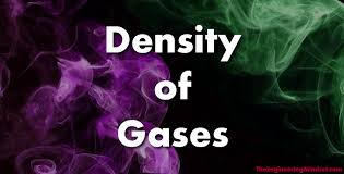 Density Of Gases The Engineering Mindset
